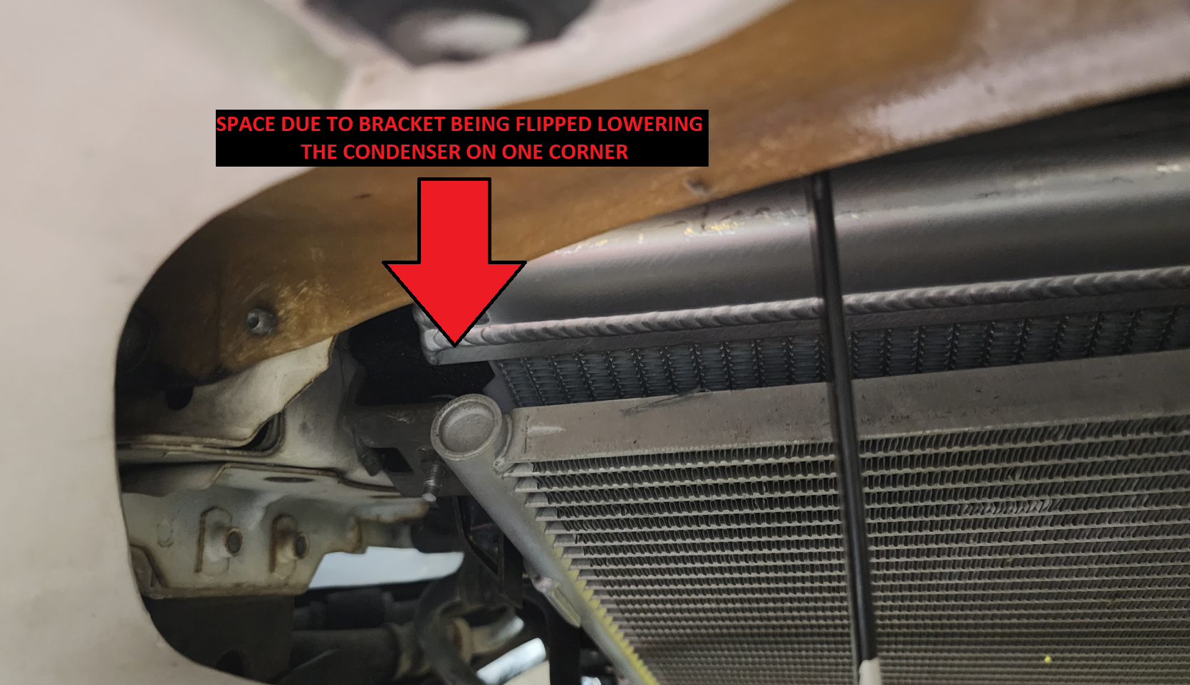 Koyo N-Flo radiator mounts and condenser spacers