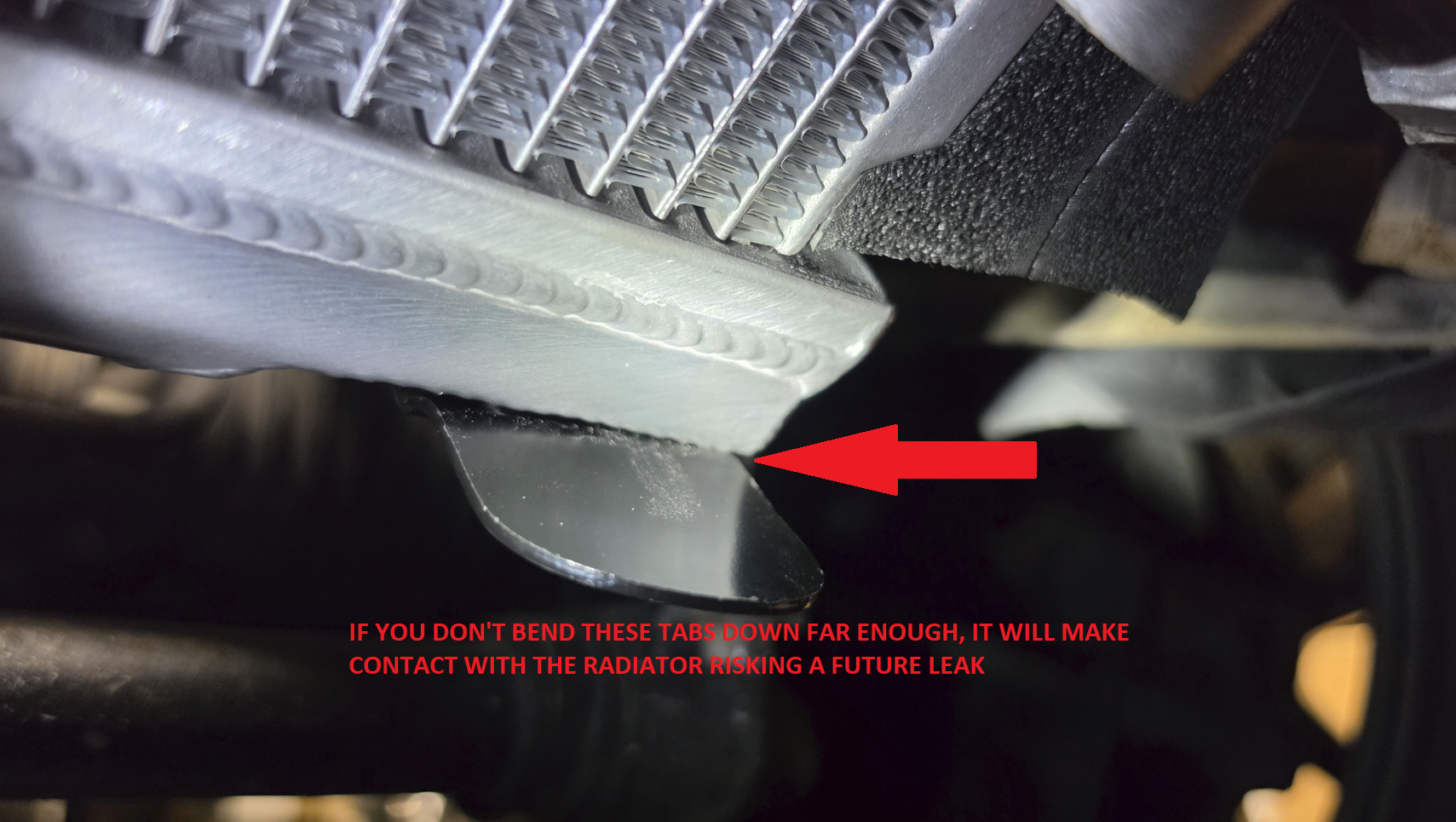 Koyo N-Flo radiator mounts and condenser spacers