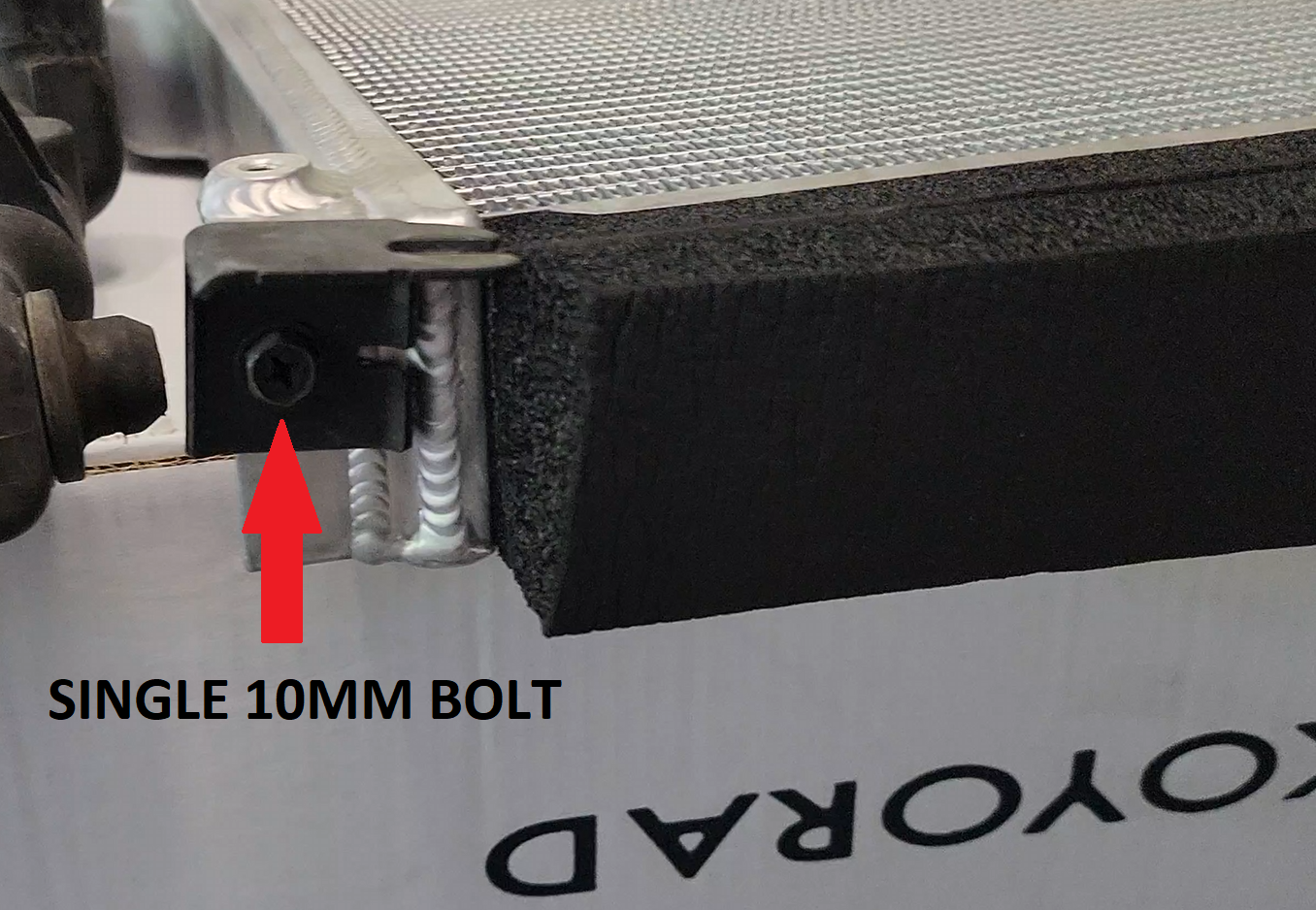 Koyo N-Flo radiator mounts and condenser spacers