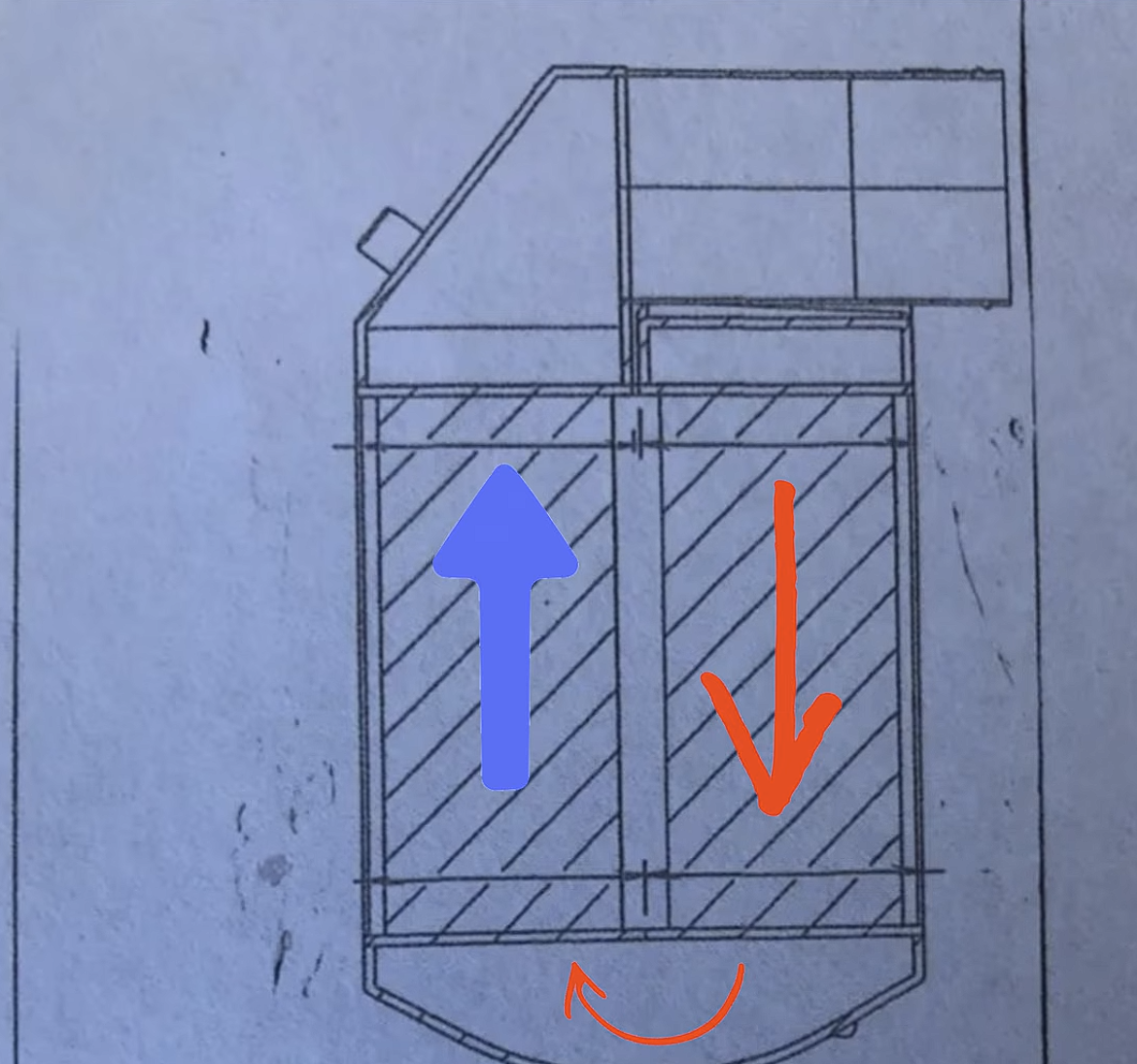 Technical airflow and packaging visualization used during intercooler development