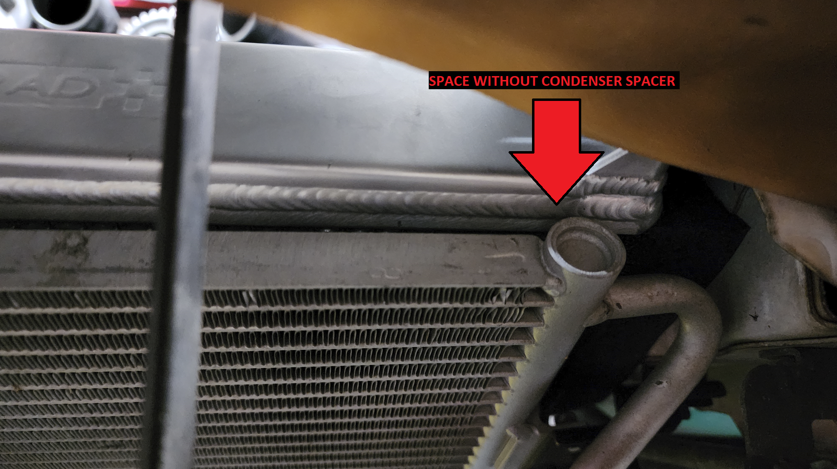 Koyo N-Flo radiator mounts and condenser spacers